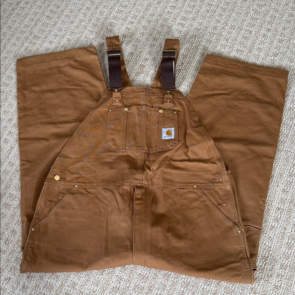 Carhartt Bib Overalls, like new, size 44 x 36.